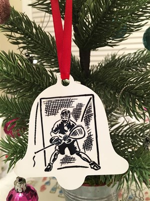 OR-G Bell Lacrosse Goalie Ornament